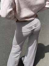 Sweet & Spicy Style Wings Sequin Casual Hoodie and Trousers