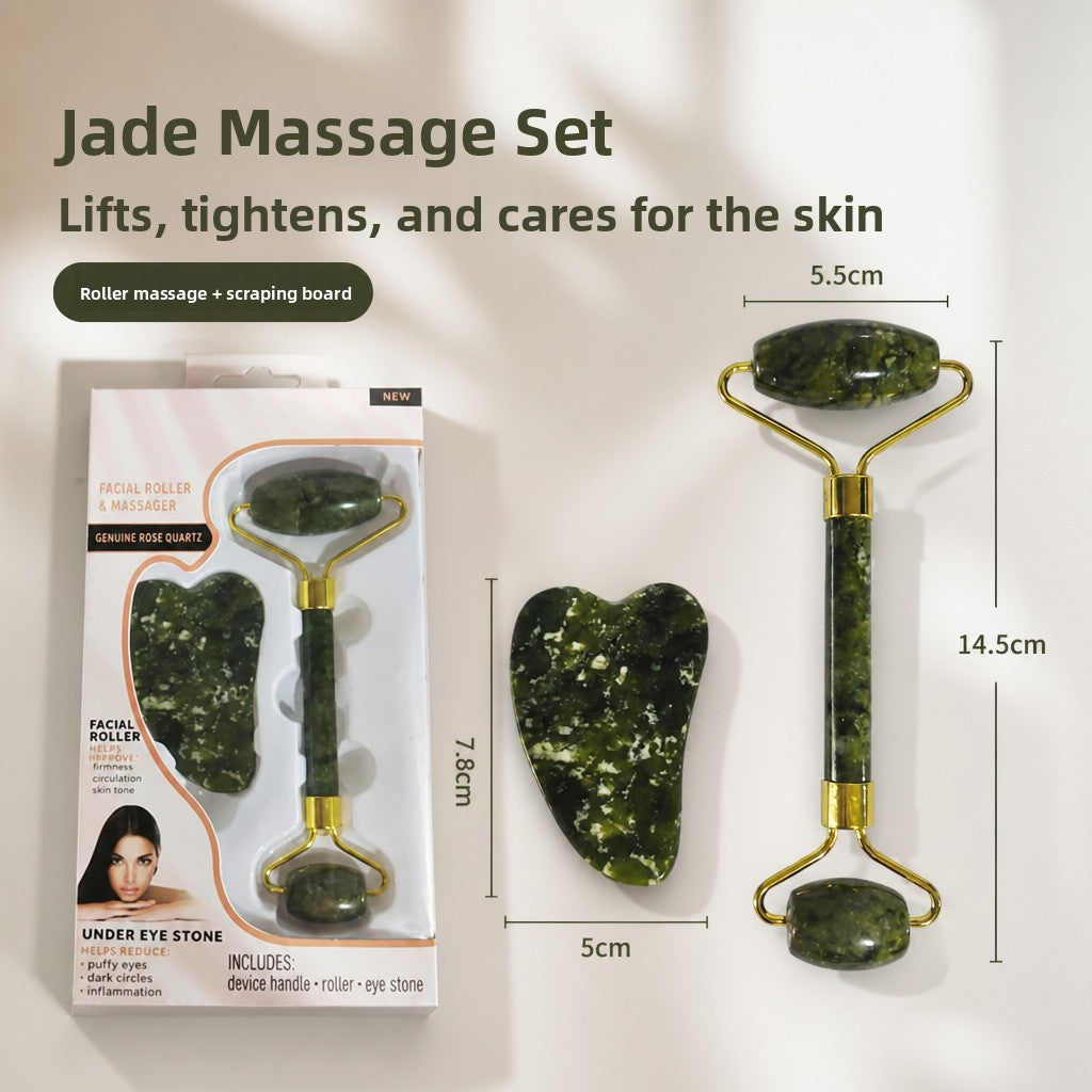 Jade Roller Scraper Dual Head Facial Massage Tool product image 2