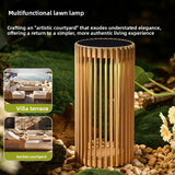 Japanese Style Solar Powered Outdoor Garden Light
