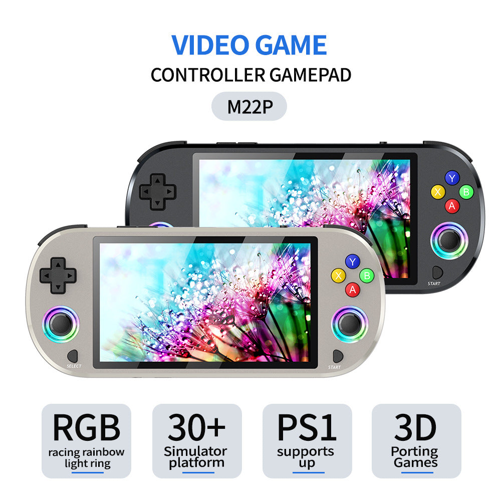 Portable Retro Game Console with Dual Joystick