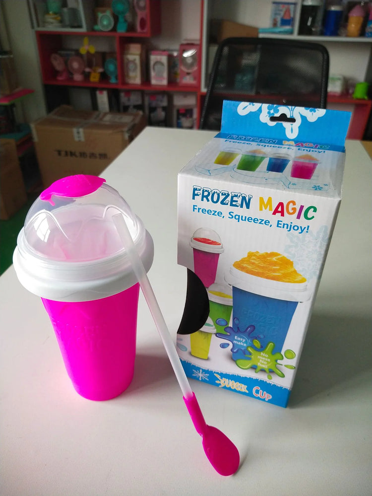 Instant Slushy Maker Cup — Pinch & Shake Quick-Freeze Cup - Image 1