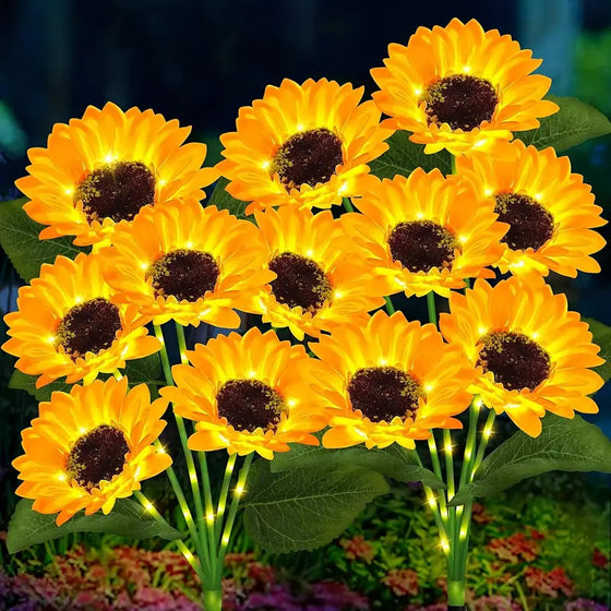 Solar Powered Sunflower Garden Light Outdoor & Pond Lighting product image 1