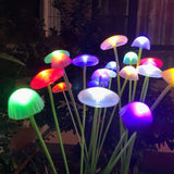 Solar Mushroom Garden Light with Jellyfish Decoration