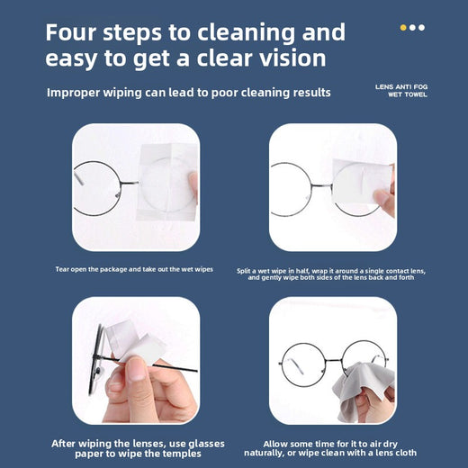 Disposable Anti-Fog Lens Cleaning Wipes product image 2