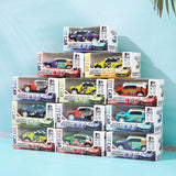 Tin Pull-Back Car Toy Boxed Tin Car Boy Kidsren's Educational Small Gift Kindergarten Whole Class Gift