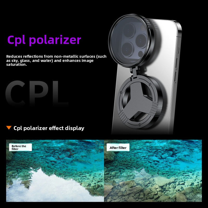 Mobile phone polarizing filter