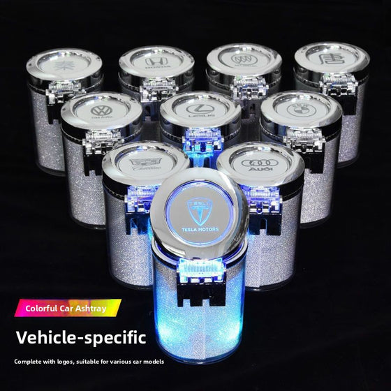 LED Car Ashtray with Colorful Design product image 2
