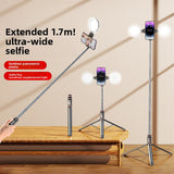 Anti-shake selfie stick phone holder