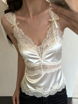 Pure Desire V-neck Lace Base Top