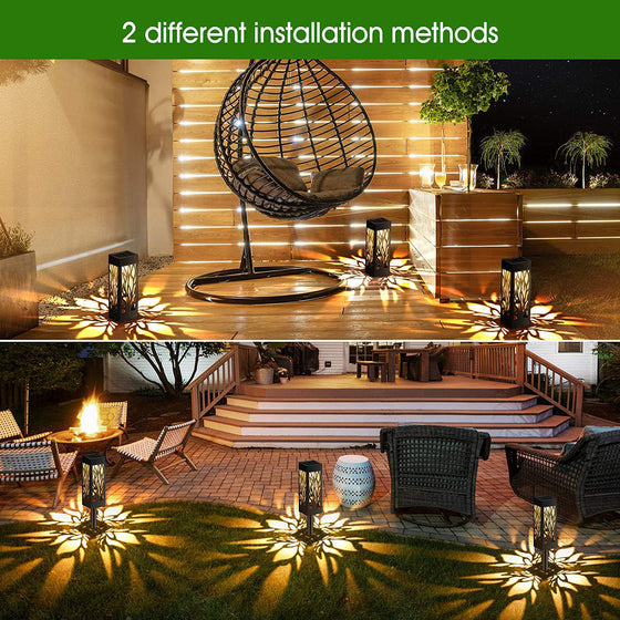 Hollow Solar Lawn Lamp with Leaf Design Outdoor & Pond Lighting product image 5