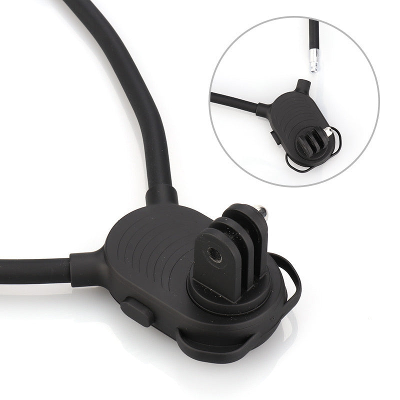 Sports camera mobile phone silicone hanging neck bracket