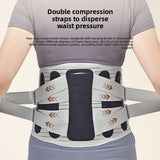 Adjustable Lumbar Support Belt with Steel Plates