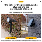 Solar Powered Outdoor Garden Spotlight