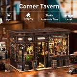 DIY 3D Wooden Building Model with Lights product image 4