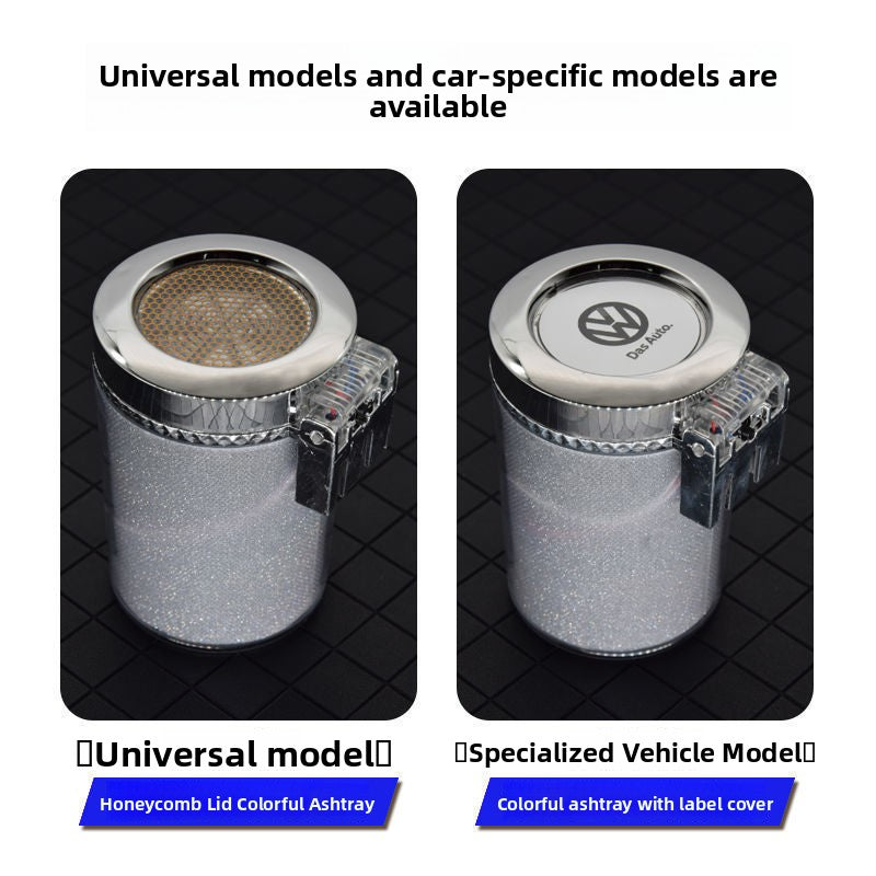 LED Car Ashtray with Colorful Design product image 3