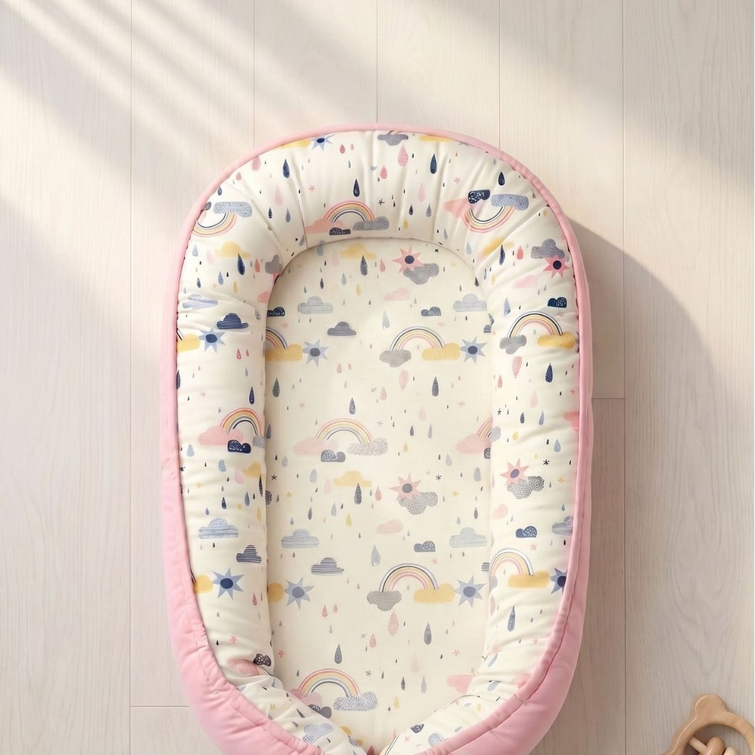 Portable Bionic Baby Nest Crib Removable Washable Cotton Newborn Bed