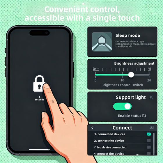 Electronic Display Badge with Bluetooth Connectivity product image 2