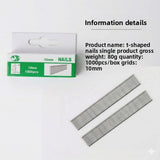 8-10-12mm Woodworking Decoration Manual Pneumatic Nail