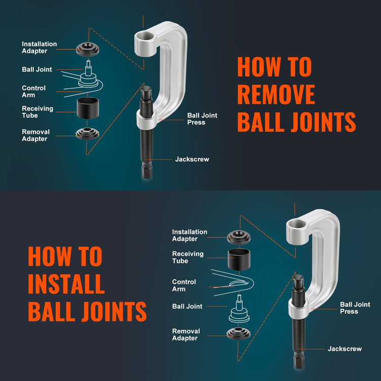 10-Piece Ball Joint Press Kit product photo