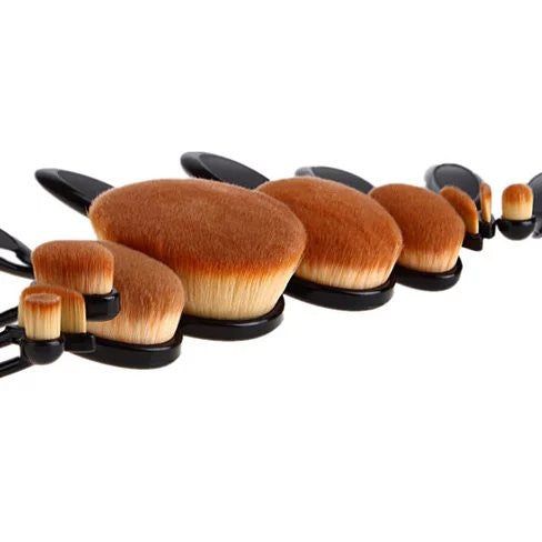 10-Piece Oval Beauty Brush Set20