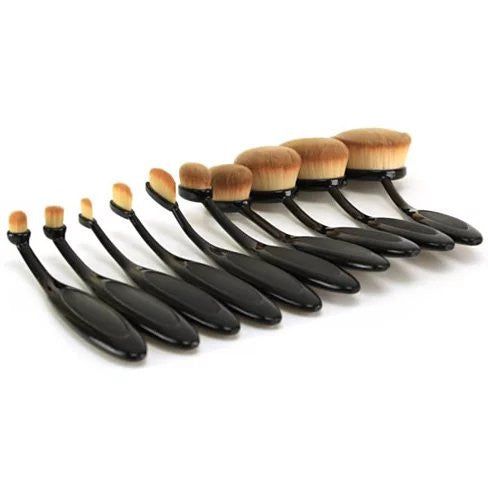 10-Piece Oval Beauty Brush Set28