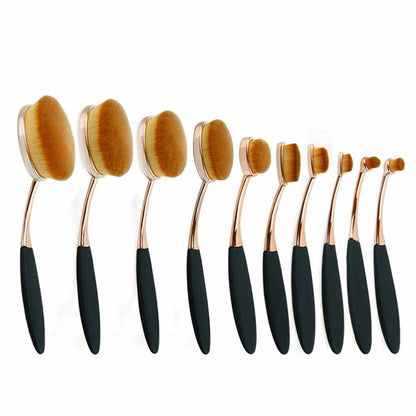 10-Piece Oval Beauty Brush Set35