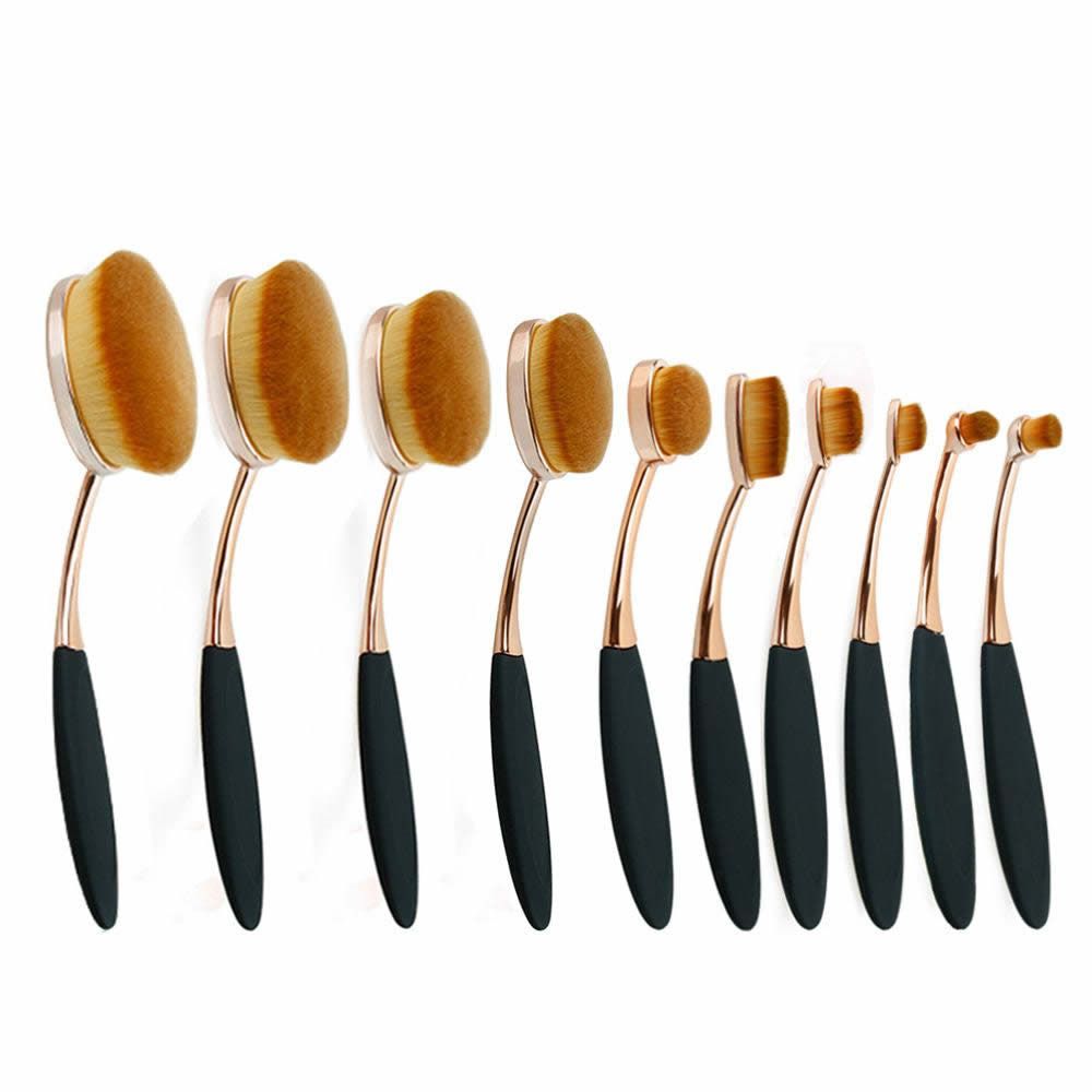 10-Piece Oval Beauty Brush Set5