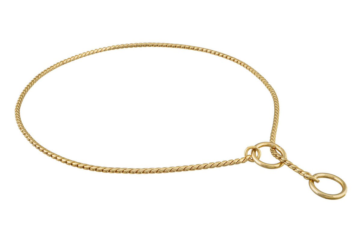 Alvalley Slip Snake Show Chain Collar (18in x 2.4mm)