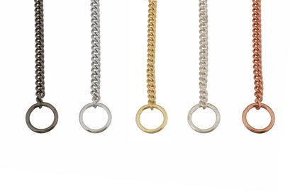 Slip Curve Show Chain Collar (14 in x 1.4 mm)