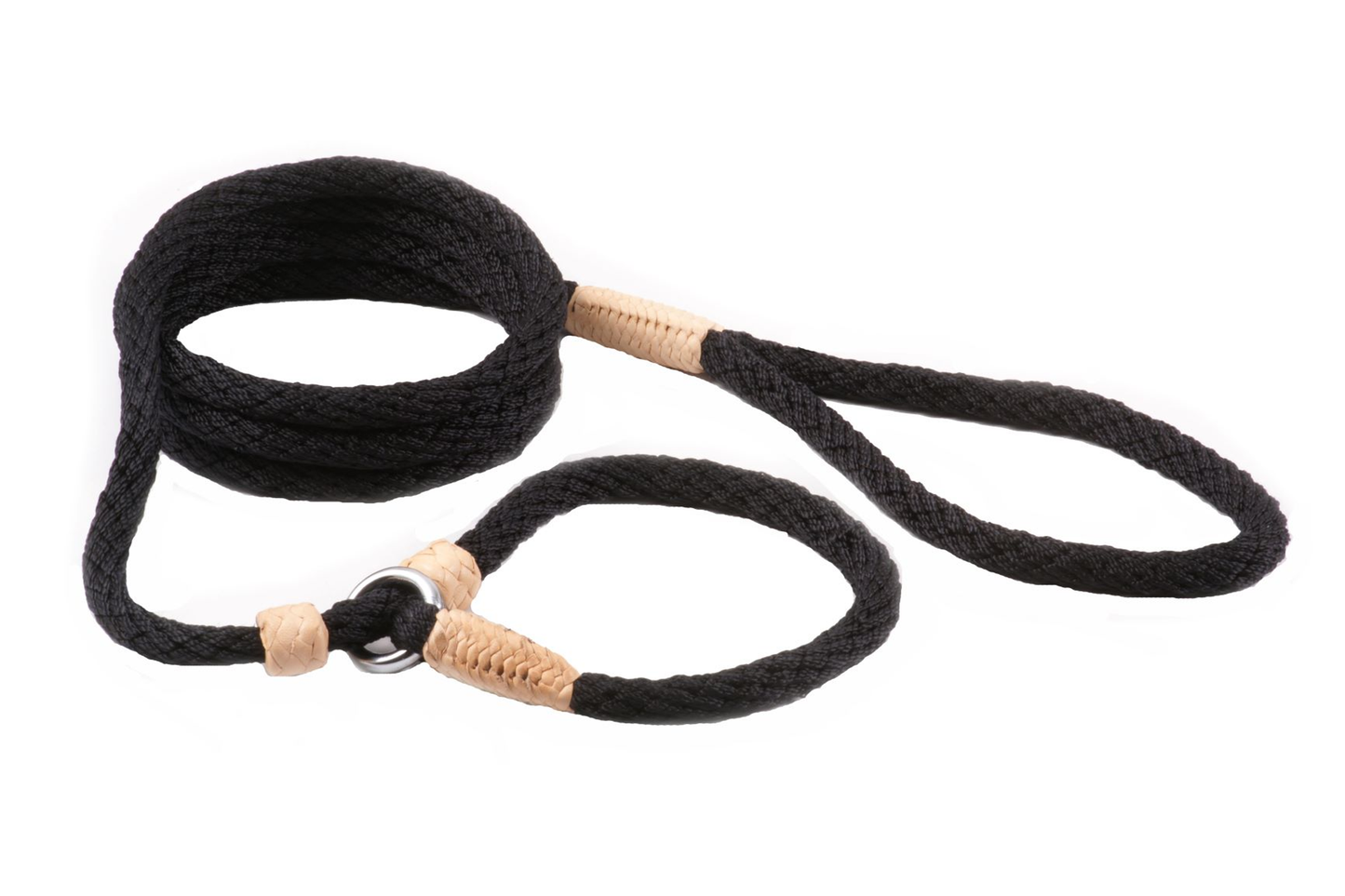 Alvalley Nylon Slip Leash with 2 Stoppers (6 ft x 5/16 in / 8 mm)