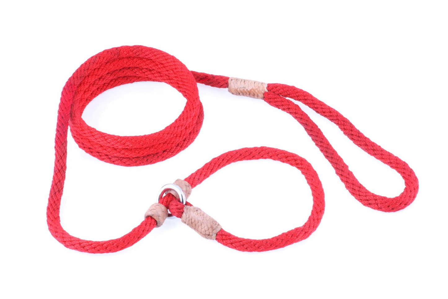 Alvalley Nylon Slip Leash with 2 Stoppers (6 ft x 5/16 in / 8 mm)