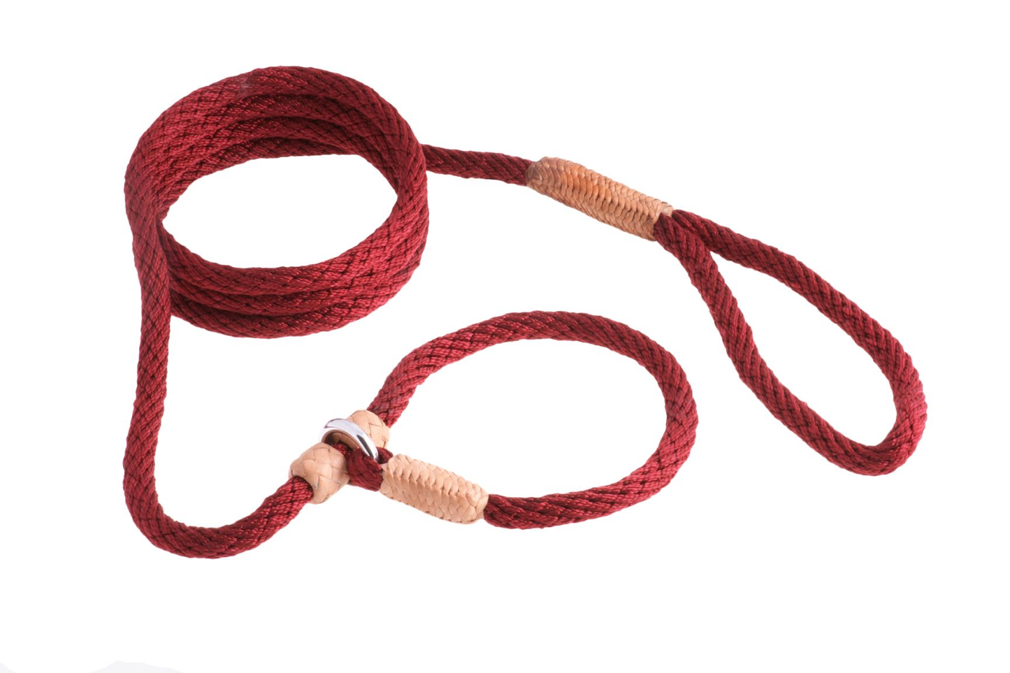 Alvalley Nylon Slip Leash with 2 Stoppers (6 ft x 5/16 in / 8 mm)