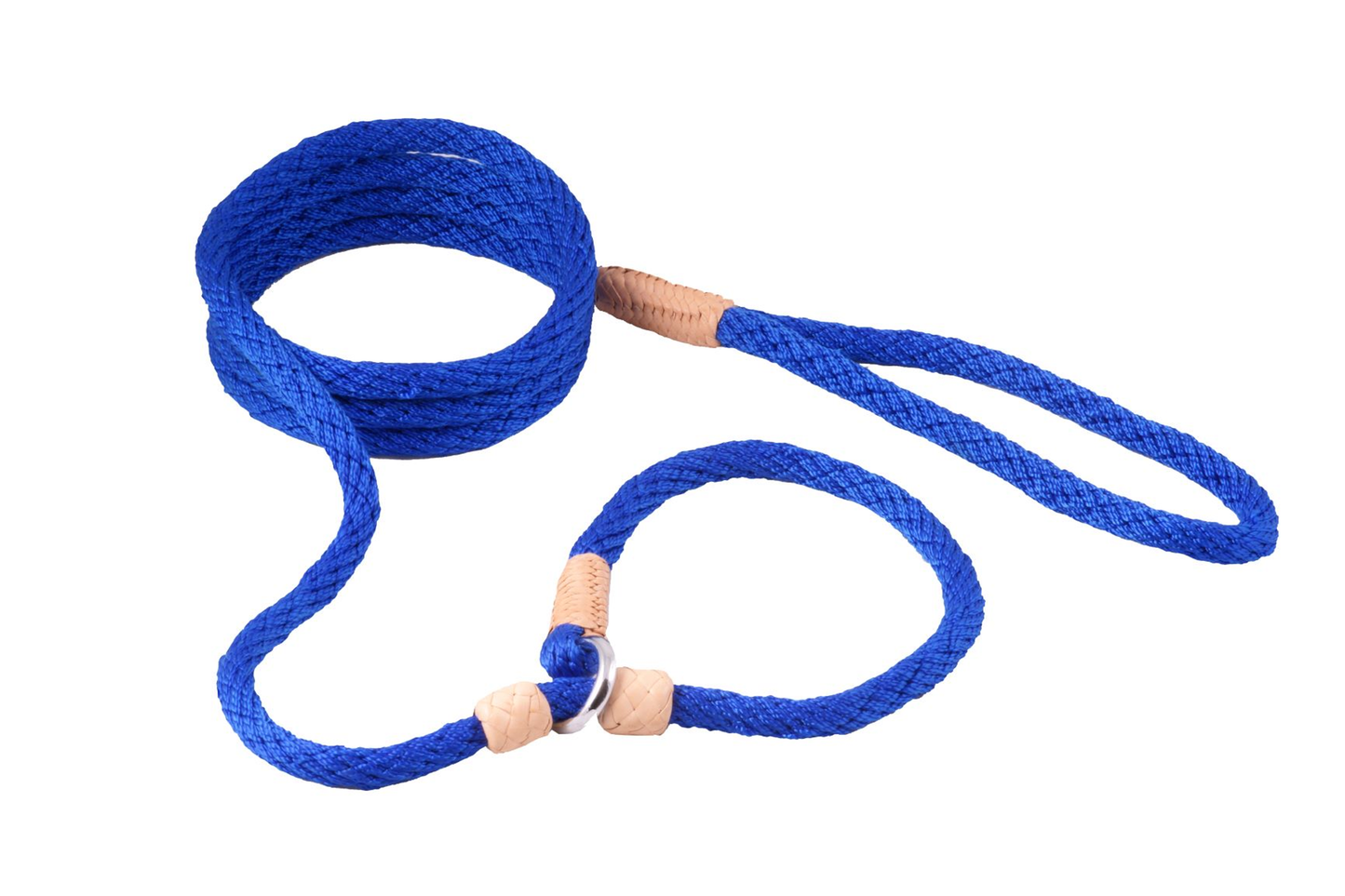 Alvalley Nylon Slip Leash with 2 Stoppers (6 ft x 5/16 in / 8 mm)