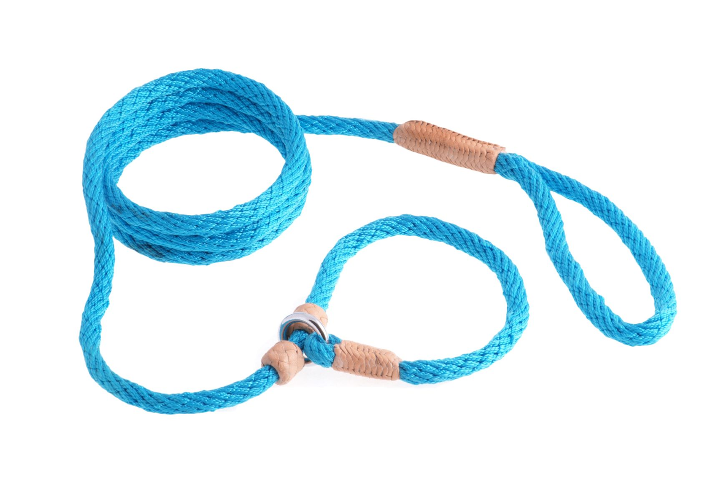 Alvalley Nylon Slip Leash with 2 Stoppers (6 ft x 5/16 in / 8 mm)