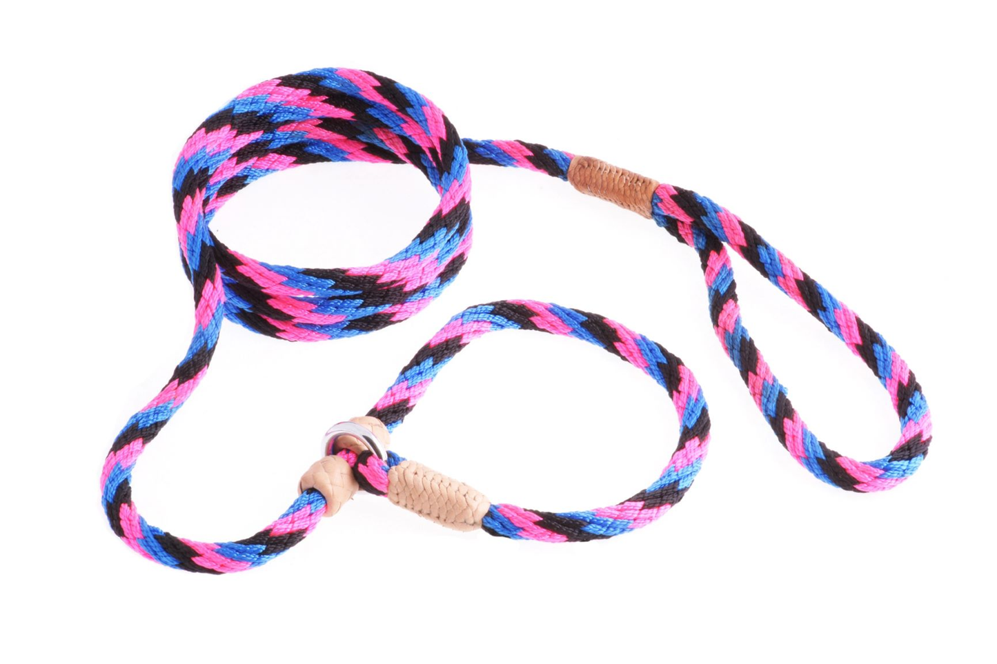 Alvalley Nylon Slip Leash with 2 Stoppers (6 ft x 5/16 in / 8 mm)