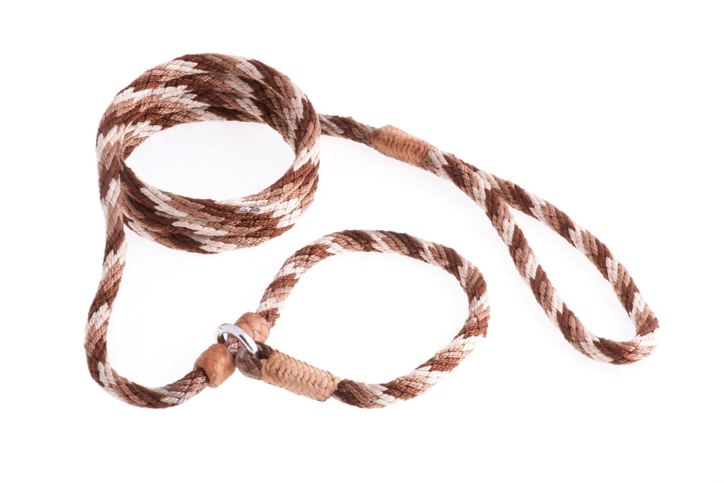 Alvalley Nylon Slip Leash with 2 Stoppers (6 ft x 5/16 in / 8 mm)