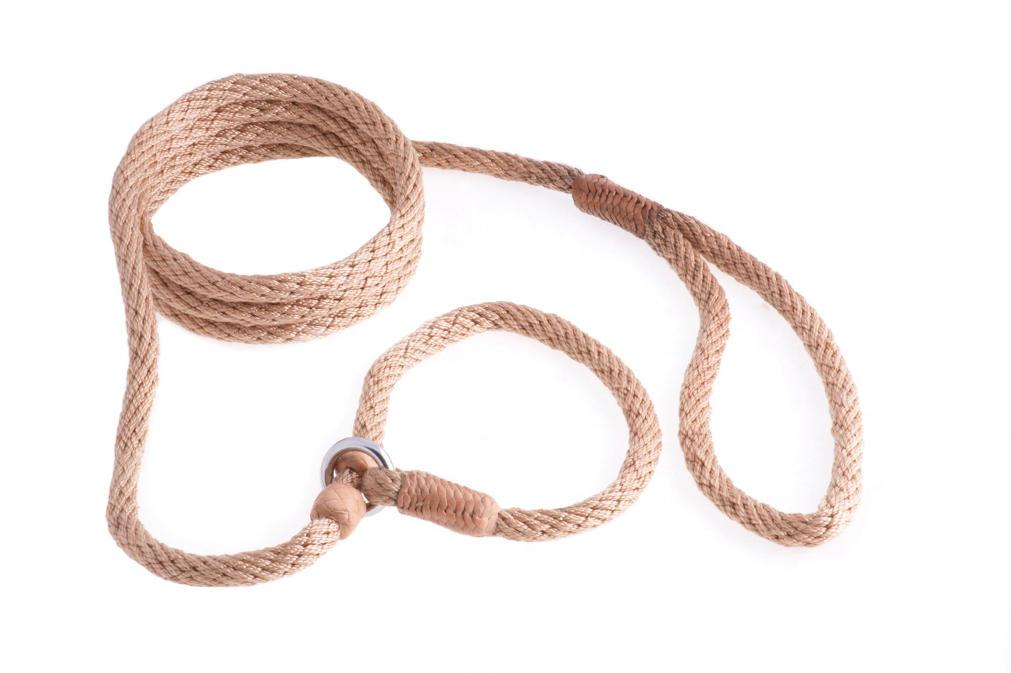 Alvalley Nylon Slip Leash with 2 Stoppers (6 ft x 5/16 in / 8 mm)