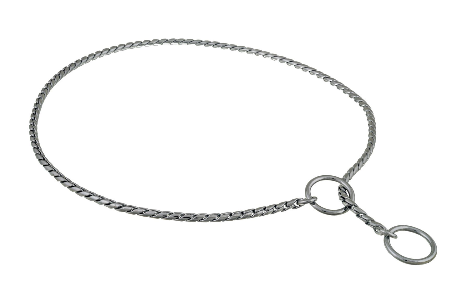 Alvalley Slip Snake Show Chain Collar (16 in x 3.8mm)