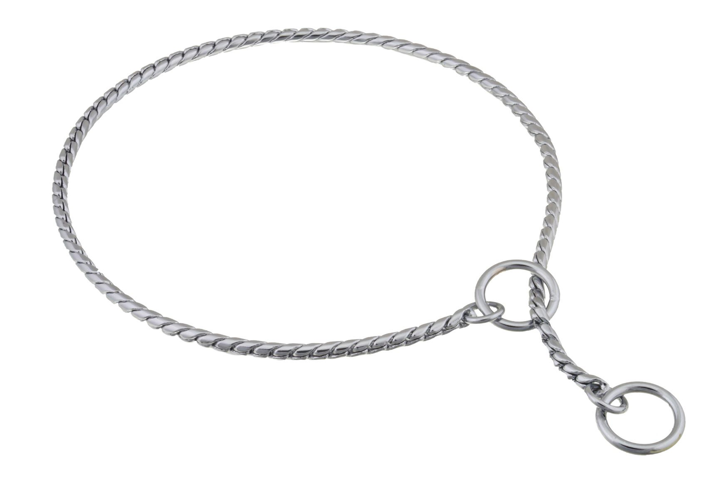 Alvalley Slip Snake Show Chain Collar (18 in x 5.5mm)