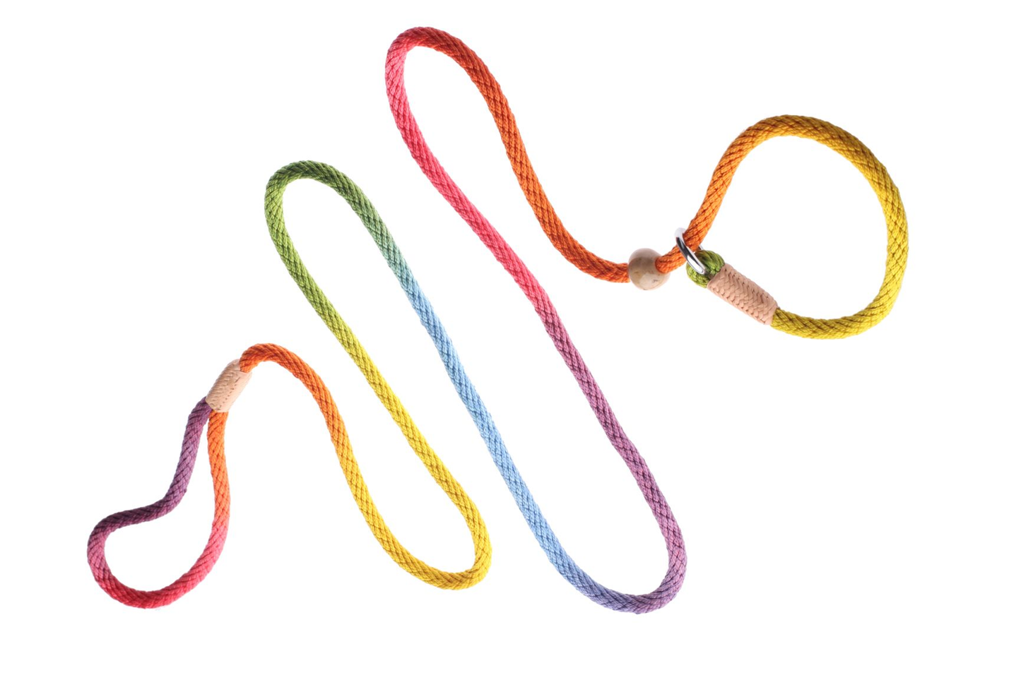 Alvalley Nylon Slip Leash with 2 Stoppers (6 ft x 5/16 in / 8 mm)