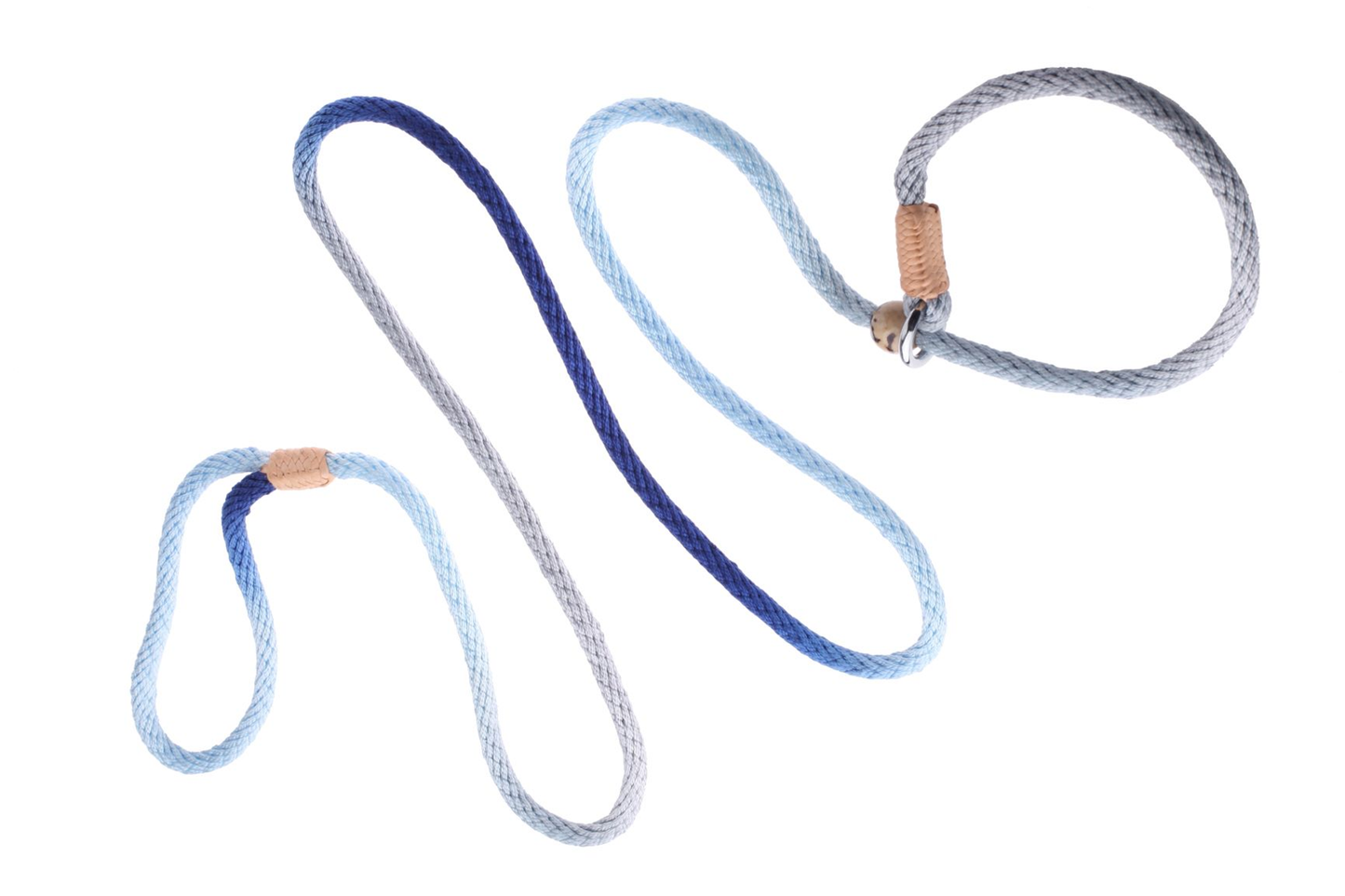 Alvalley Nylon Slip Leash with 2 Stoppers (6 ft x 5/16 in / 8 mm)