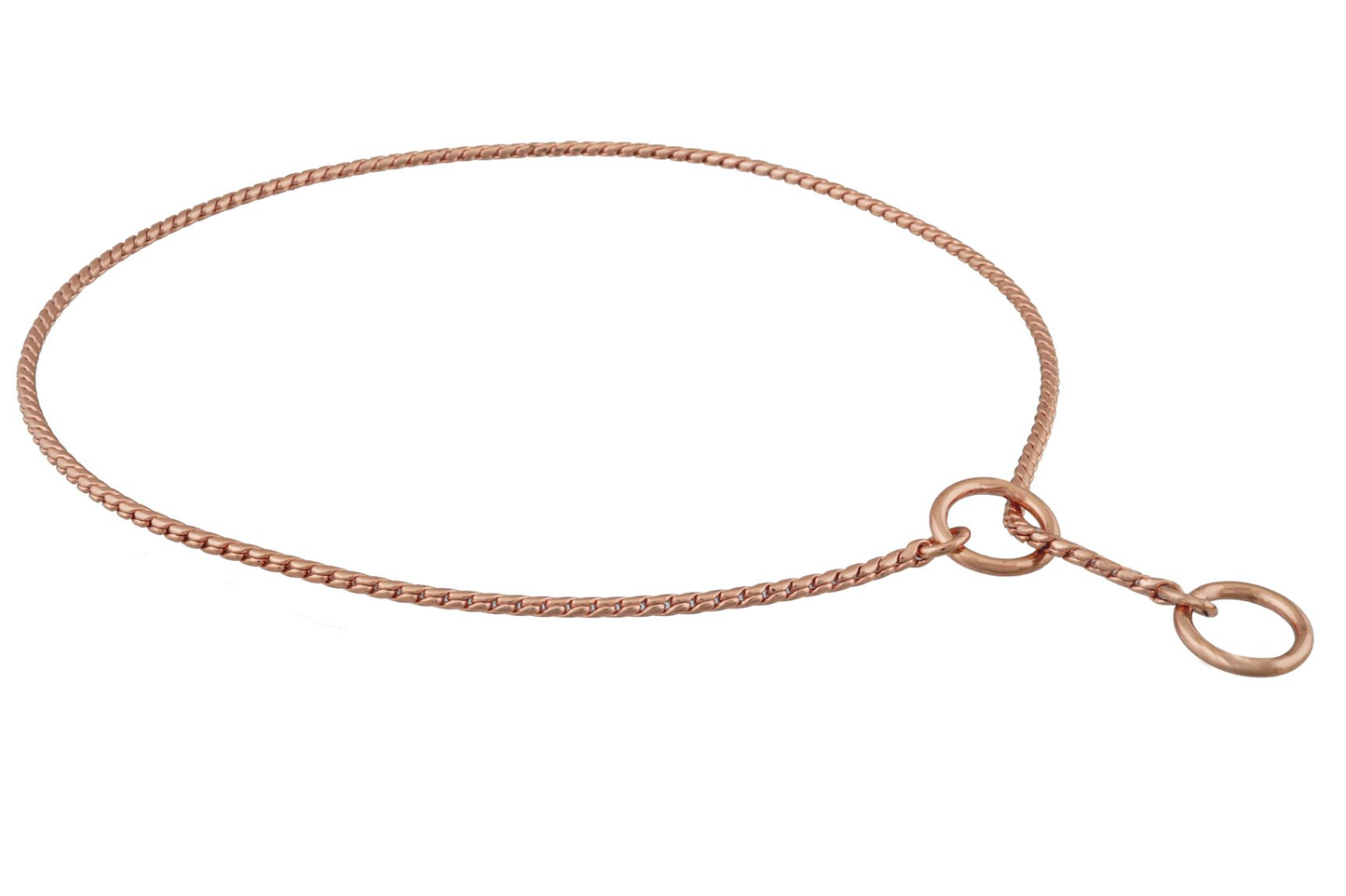 Alvalley Slip Snake Show Chain Collar (22 in x 2.4mm)
