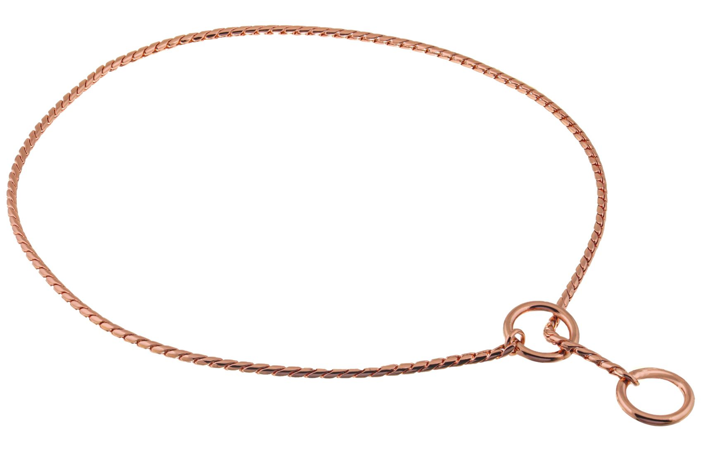 Alvalley Slip Snake Show Chain Collar (18 in x 3.0mm)