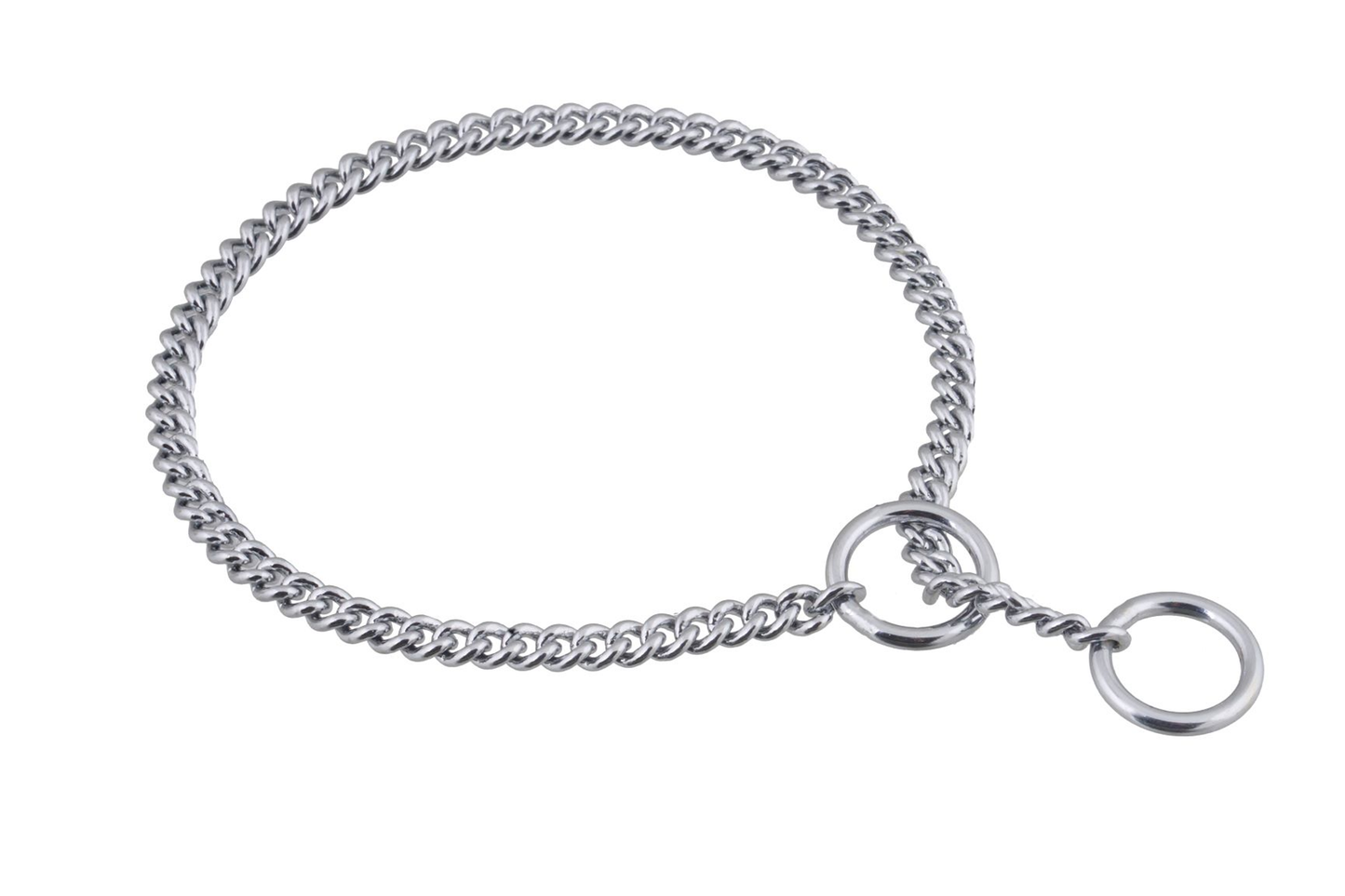 Alvalley Slip Curve Show Chain Collar (10 in x 1.2 mm)