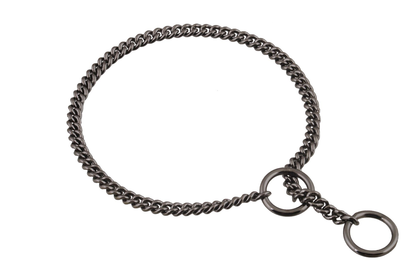 Alvalley Slip Curve Show Chain Collar (12 in x 1.2 mm)