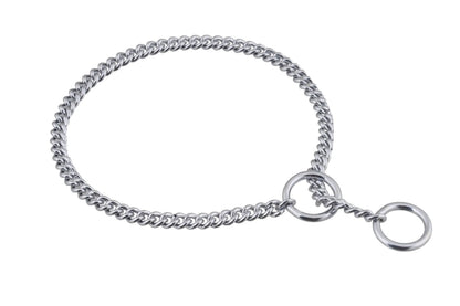 Slip Curve Show Chain Collar (12 in x 1.2 mm)