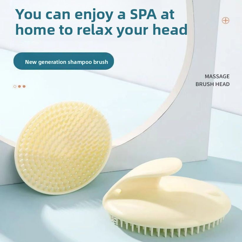 Silicone Scalp Massage Shampoo Brush