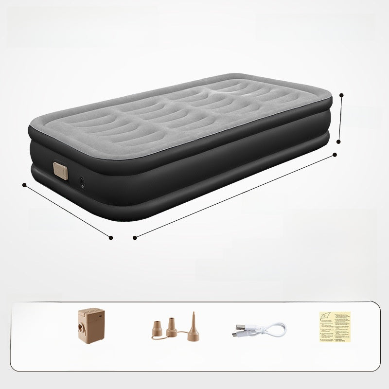 Portable Inflatable Air Mattress with Built-in Pump