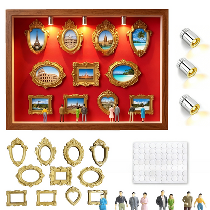 DIY Mini Museum Silhouette Shadow Box Kit