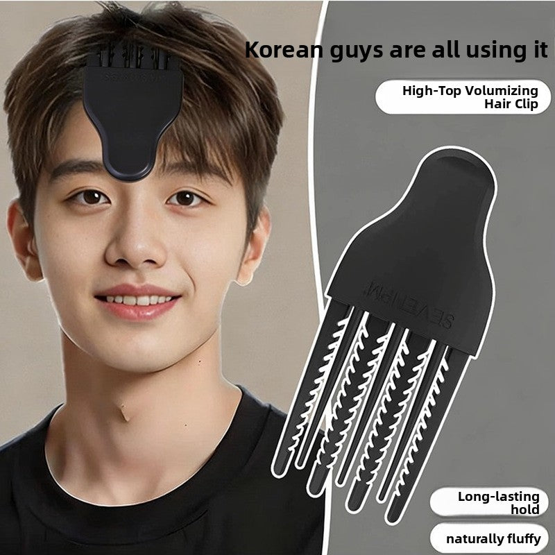 Wind-formed comb-style side parting clips